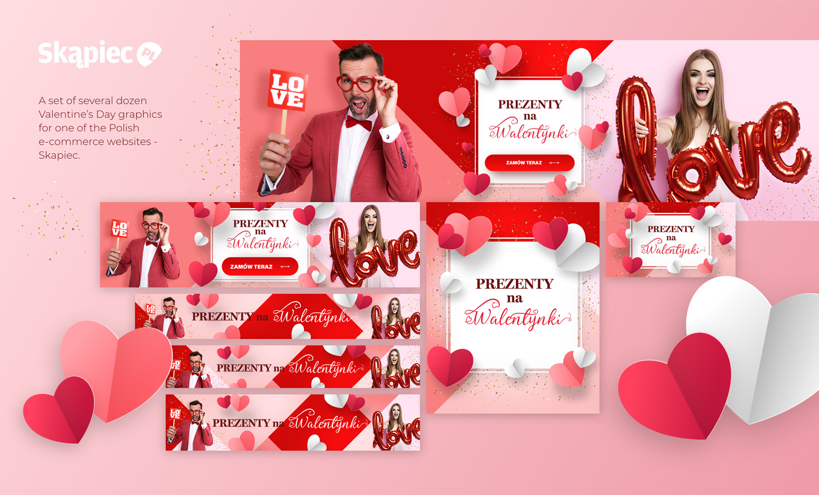 Skapiec.pl - Valentines (web banners set)